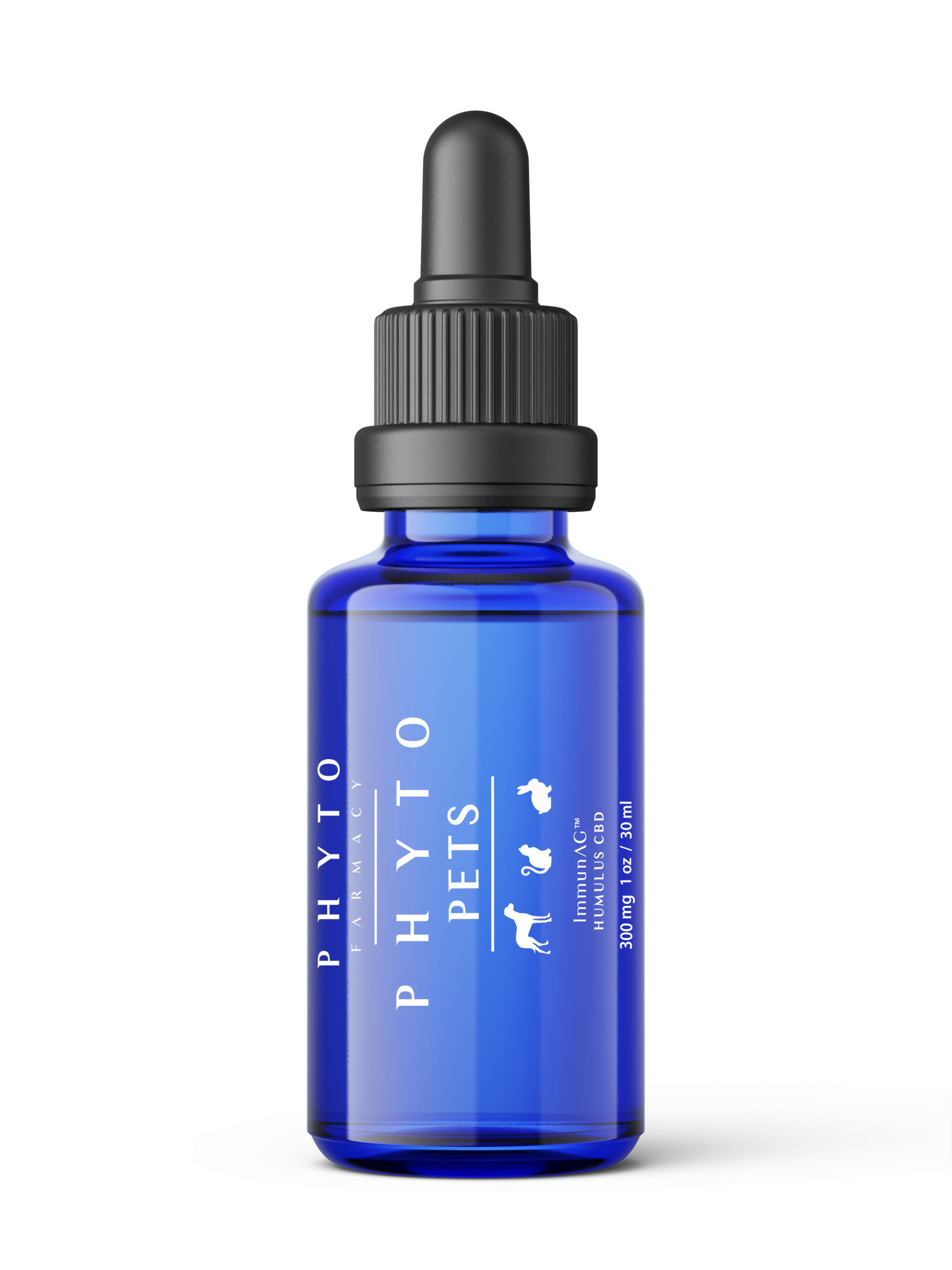 Kriya Hops Pet CBD 300 mg 10 mg per mL 30 mL amber bottle